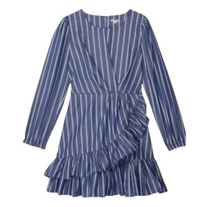 Habitual Kids Girl's Ruffle Mock Wrap Dress